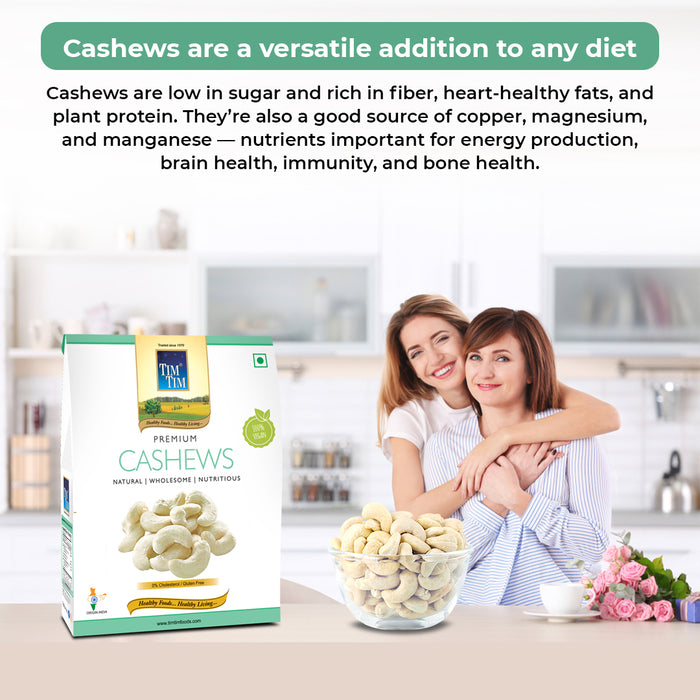 Premium Cashew Nuts 250g | Vacuum-Packed | Cashew