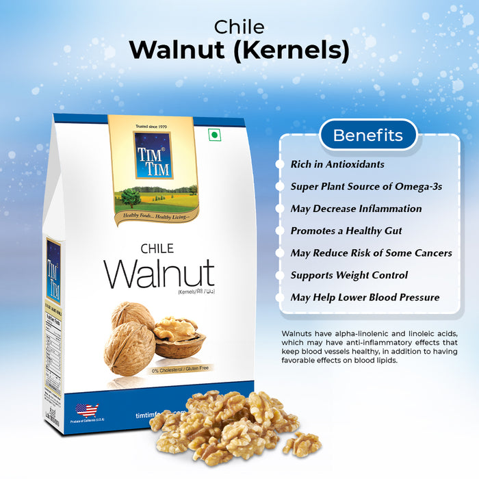 Tim Tim Premium Chile Walnuts Kernels | Walnuts Without Shell