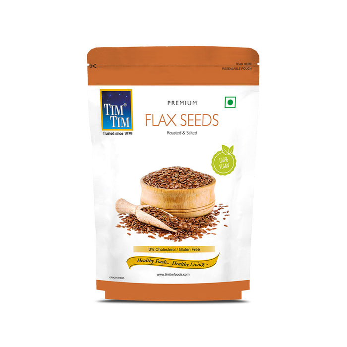 Combo Pack of Premium Pumpkin Seeds 200g and Flax Seeds 200g