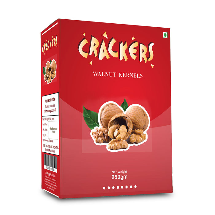 Cracker's Amber Quarters Kashmiri Walnuts Kernels (without shell)