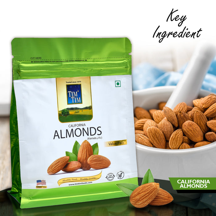 Tim Tim California Almonds (Badam Giri) | Value Pack Almonds