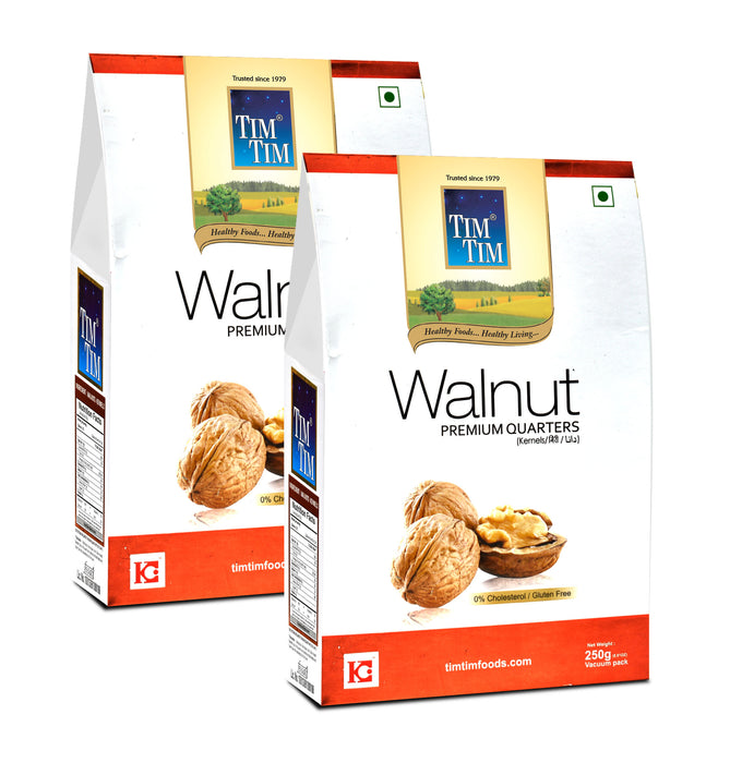 Tim Tim Premium Quarters Walnuts Kernels | Akhrot Giri