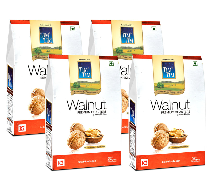 Tim Tim Premium Quarters Walnuts Kernels | Akhrot Giri