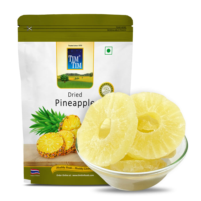 Tim Tim Premium Dehydrated, Dried Pineapple Slices 250g