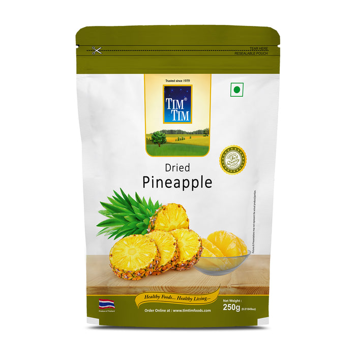 Tim Tim Premium Dehydrated, Dried Pineapple Slices 250g
