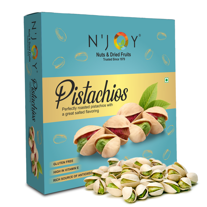 N'JOY Roasted and Salted Pistachios | Pista Nuts