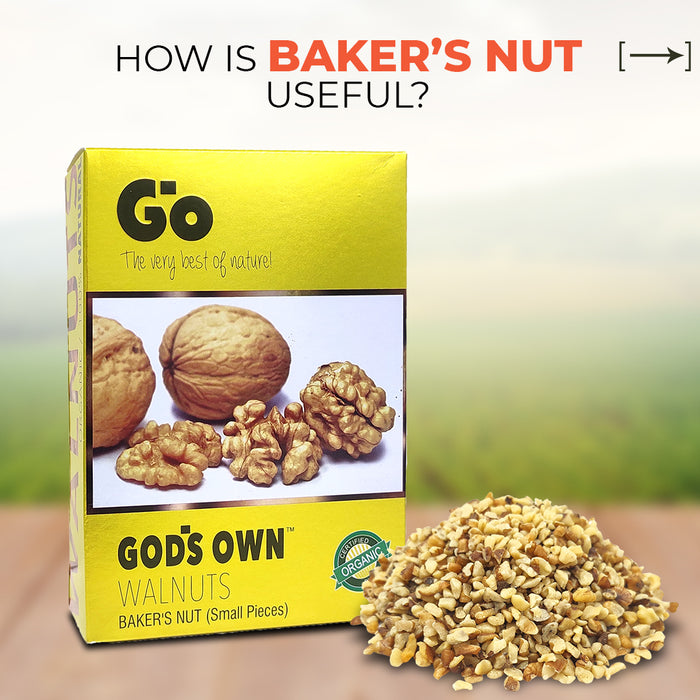 Combo of Walnuts Baker’s Nut, 750g (250g X 3) & Walnuts Extra Light Halves, 250g