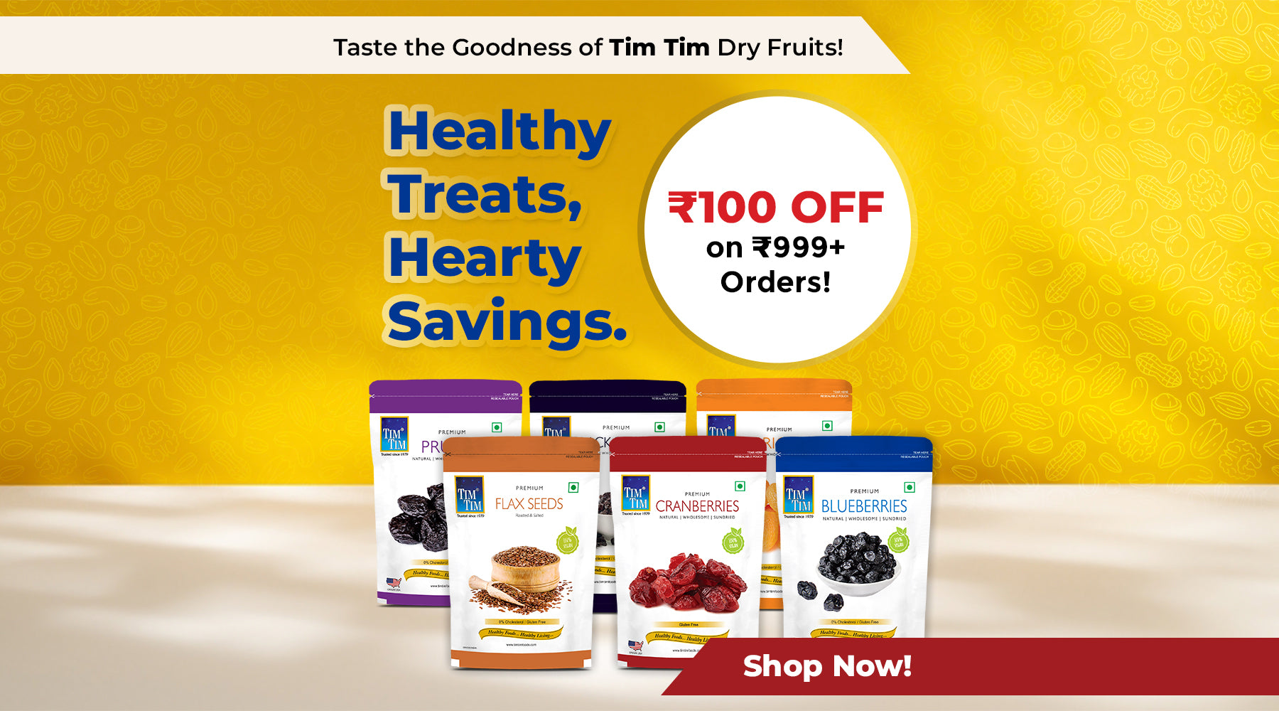 Premium Nuts, Dried Fruits, Sweets & More - Free Shipping! — TimTimFoods