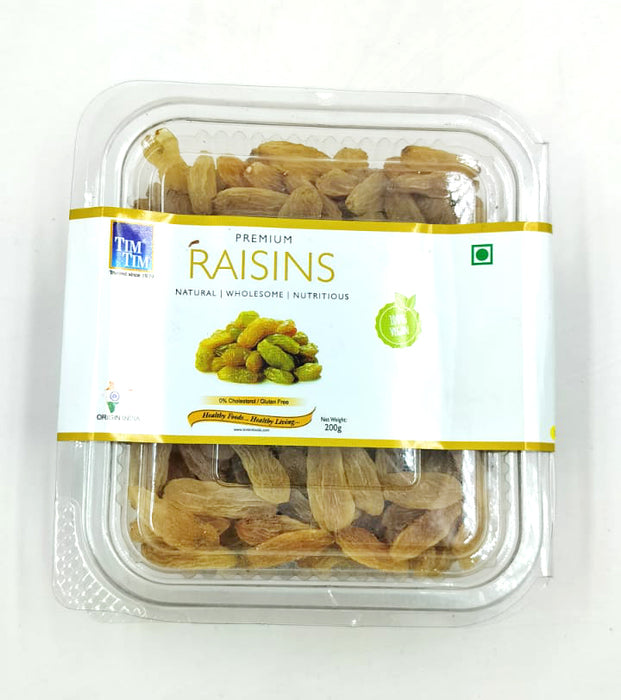 Tim Tim Walnut Regular Halves, 1Kg (250g X 4) + Get Premium Raisins (200g) FREE