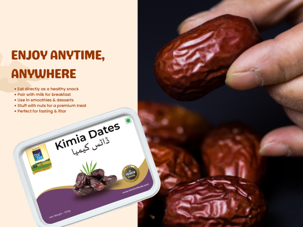 Kimia Dates | Premium Fresh Dates | High Fiber, Antioxidants