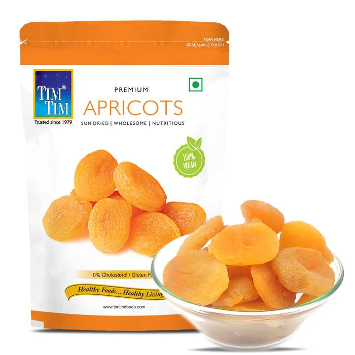 Tim Tim Premium Dried Apricot Dry fruits, Soft | 100% Naturals
