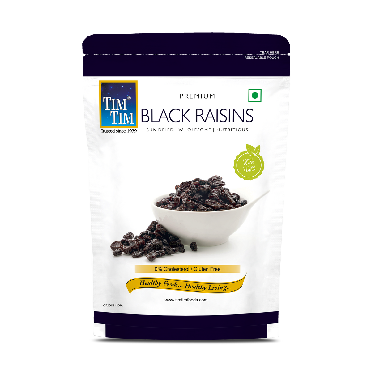 Premium Black Raisins 200g Black Kismis Raisins — TimTimFoods