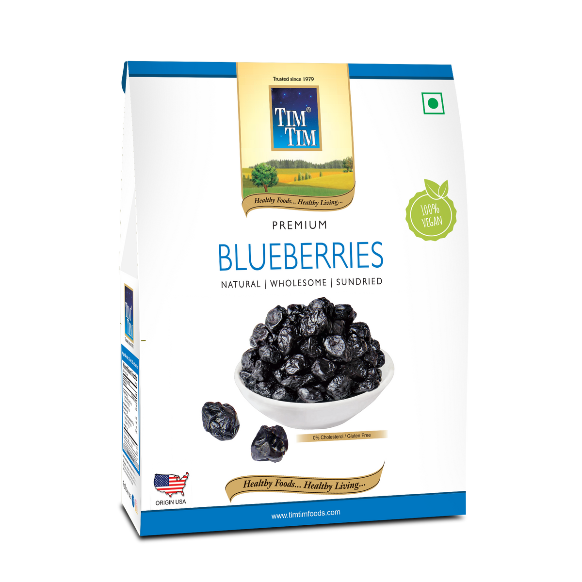 Premium Dried Blueberries 250g Premium Quality — TimTimFoods