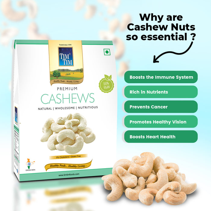 Premium Cashew Nuts 250g | Vacuum-Packed | Cashew