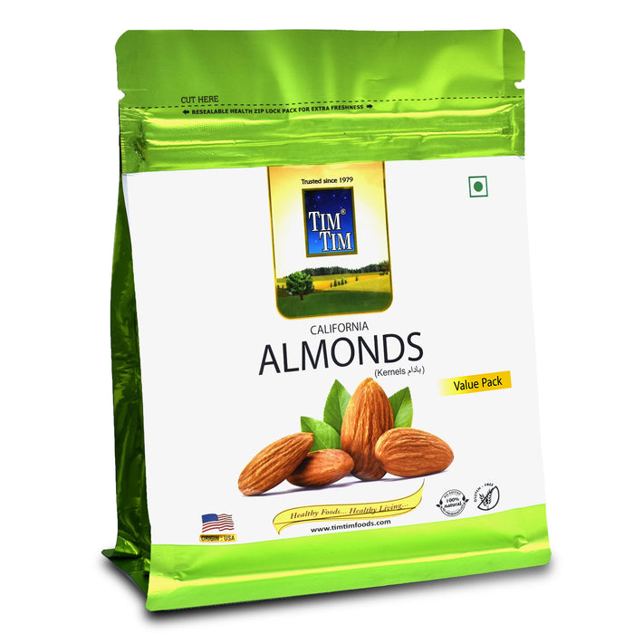 Tim Tim California Almonds (Badam Giri) | Value Pack Almonds