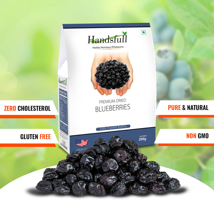Handsfull Premium Dried Blueberries | Sweet and Delicious