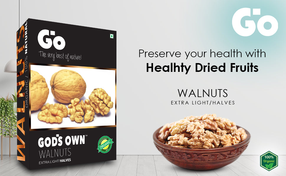 Combo of Walnuts Baker’s Nut, 750g (250g X 3) & Walnuts Extra Light Halves, 250g