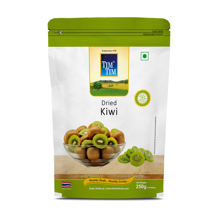 Tim Tim Premium Dried Kiwi Slices, Candied Dry Fruit Naturally Sweet 250g