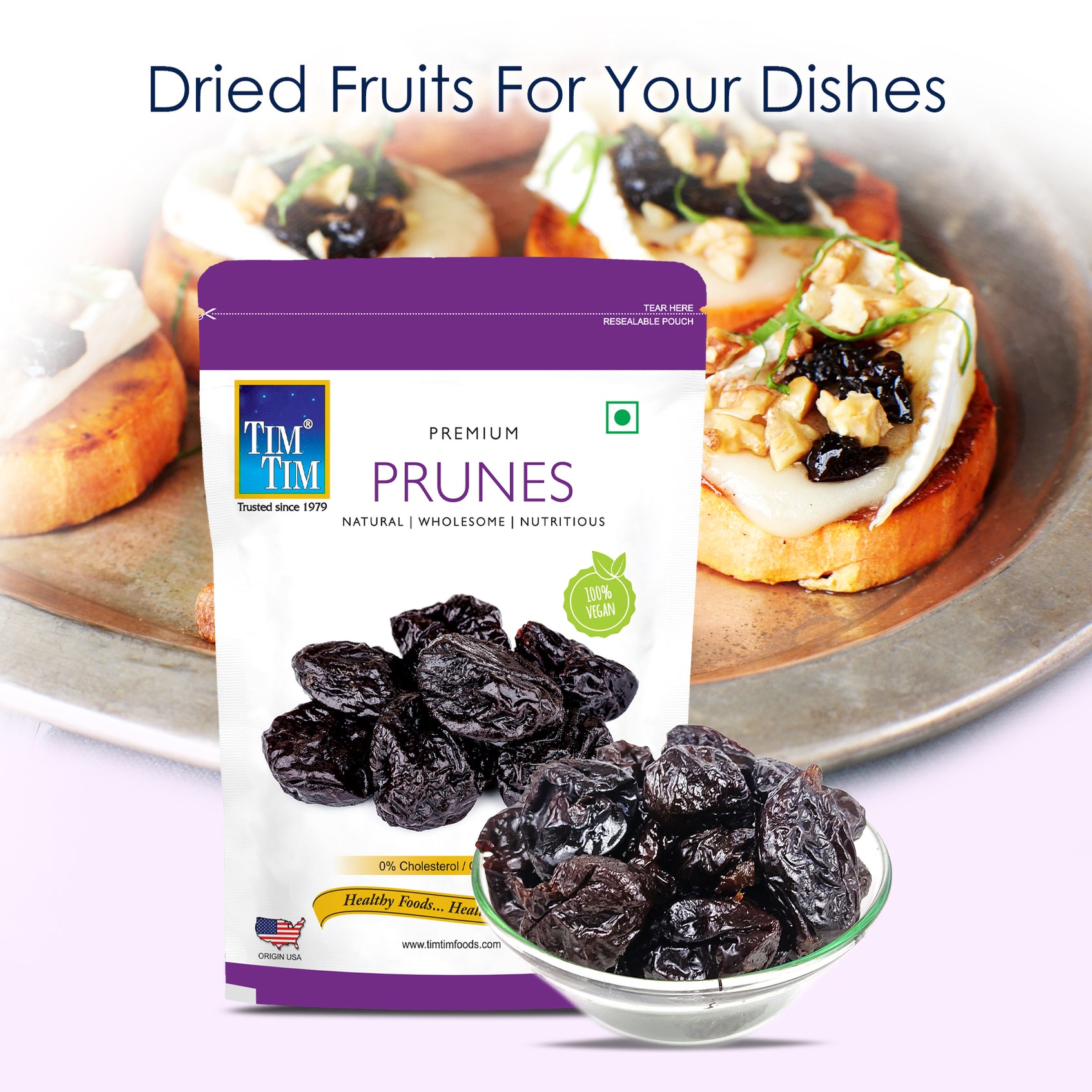 Tim Tim Premium Pitted Prunes | Healthy Snacks — TimTimFoods