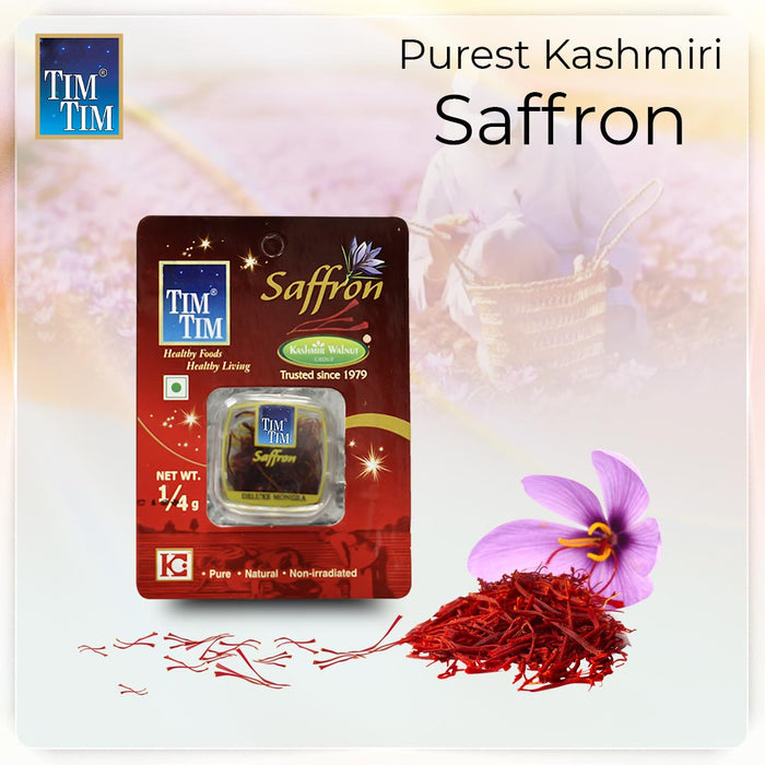 Tim Tim Premium Broken Walnuts Kernels 500g (250X2) + Get Pure Kashmiri Saffron Quarter Gram FREE