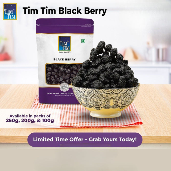 Tim Tim Black Berries – Natural Dried Berries for Healthy Living