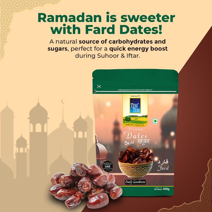 Tim Tim Fard Dates | Khajoor | No Added Sugar