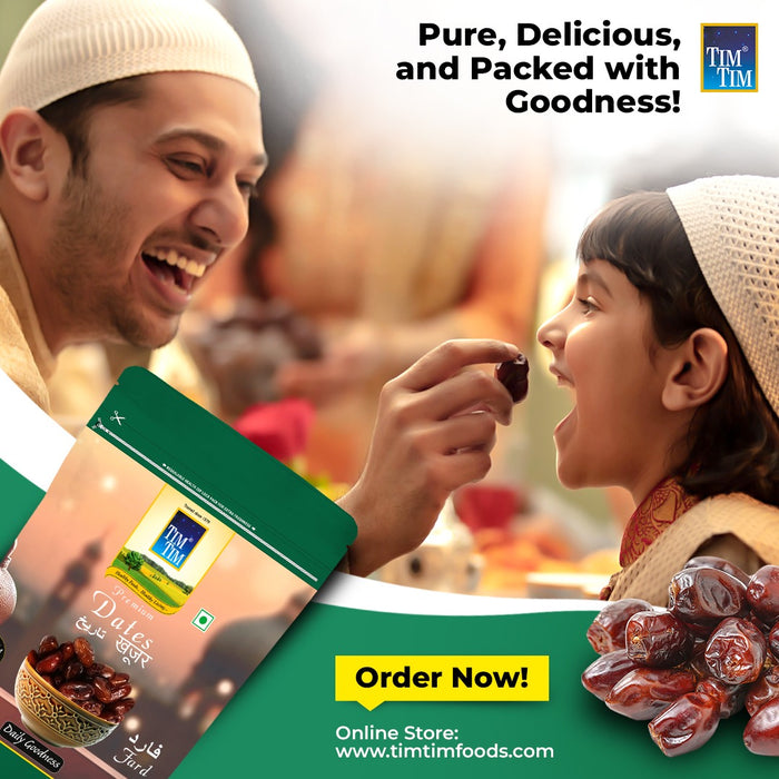 Tim Tim Fard Dates | Khajoor | No Added Sugar