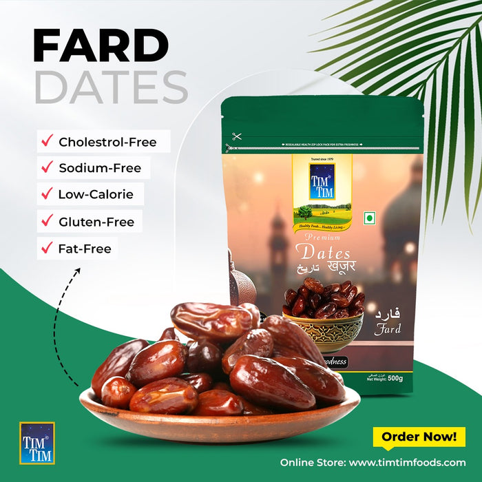 Tim Tim Fard Dates | Khajoor | No Added Sugar