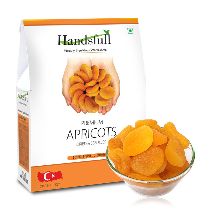 Handsfull Premium Dried Apricots | Vegan, Sun Dried Apricots