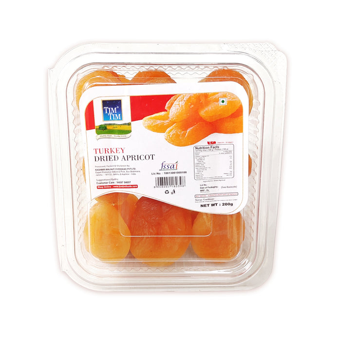 Tim Tim Dried Apricots 200g | Tray | Premium Quality
