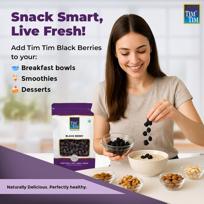 Tim Tim Black Berries – Natural Dried Berries for Healthy Living