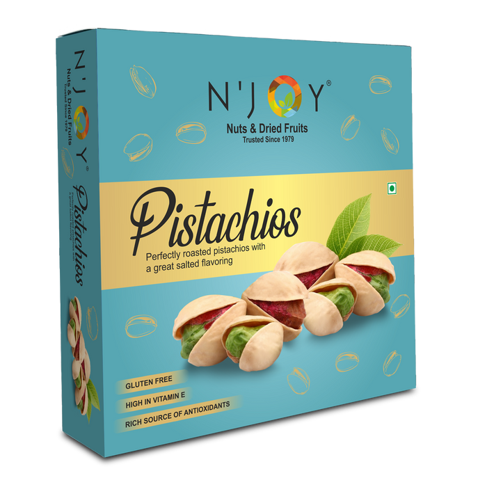 N'JOY Roasted and Salted Pistachios | Pista Nuts