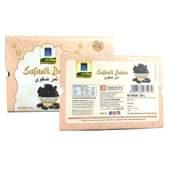 Premium Safawi Dates | Fresh & Naturally Sweet Khajoor 500g